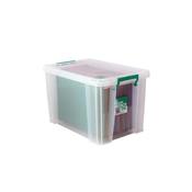STORESTACK 26 LITRE STORAGE BOX W470XD300XH290MM CLEAR RB11088 image