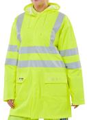 BEESWIFT FIRE RETARDANT ANTI-STATIC JACKET SATURN YELLOW 5XL (PACK OF 1) image