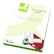 Q-CONNECT MULTIPURPOSE COPIER LABELS 210X287MM 1 PER SHEET WHITE (PACK OF 100) KF03474 (PACK OF 100 SHEETS)