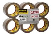SCOTCH BUFF PACKAGING TAPE POLYPROPYLENE 50MMX66M (PACK OF 6) C5066SF6 image