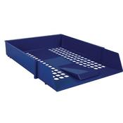 BLUE PLASTIC LETTER TRAY (PACK OF 1) image