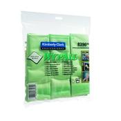 WYPALL MICROFIBRE CLOTH GREEN (PACK OF 6) 8396
