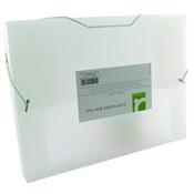 Q-CONNECT ELASTICATED FOLDER 25MM A4 CLEAR KF02310 image