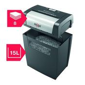 REXEL MOMENTUM X308 CROSS-CUT PAPER SHREDDER BLACK 2104570