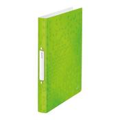 LEITZ WOW RING BINDER 2 D-RING 25MM SIZE A4 GREEN REF 42410054 [PACK OF 10 BINDERS]