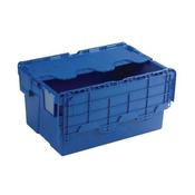 ATTACHED LID CONTAINER 54L BLUE 375815 image
