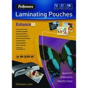 FELLOWES A4 LAMINATING POUCH 160 MICRON (PACK OF 100) 55306101 image