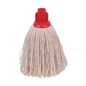 2WORK TWINE ROUGH SOCKET MOP 12OZ RED (PACK OF 10) 101851R image