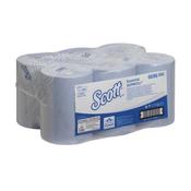 SCOTT ESSENTIAL SLIMROLL HAND TOWEL ROLL BLUE 190M (PACK OF 6) 6696 image