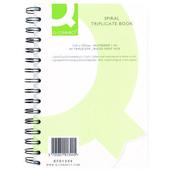 Q-CONNECT FEINT RULED WIREBOUND TRIPLICATE BOOK 210X127MM KF01344 (PACK OF 1) image