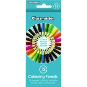 CLASSMASTER COLOURING PENCILS ASSORTED (PACK OF 12) CPW12 image