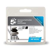 5 STAR OFFICE REMAN INKJET CART HY PAGE LIFE 1000PP 22.5ML BLACK [HP NO.932XL CN053AE ALTERNATIVE] image
