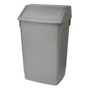 ADDIS 54 LITRE FLIPTOP BIN METALLIC GREY FINISH AG813418 image
