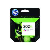 HP 302XL CYAN/MAGENTA/YELLOW INK CARTRIDGE F6U67AE image