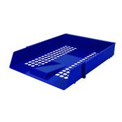 CONTRACT BLUE LETTER TRAY (PLASTIC CONSTRUCTION, MESH DESIGN) WX10052A (PACK OF 1)