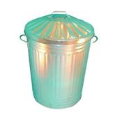 GALVANISED DUSTBIN WITH LID 90L 344197 image