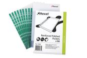REXEL POCKETS REINFORCED POLYPROPYLENE CLEAR(PACK OF 100 POCKETS)CKP/A4 12265