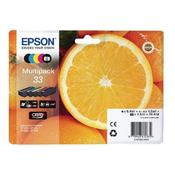 EPSON MULTIPACK 33 NON-TAGGED INKJET CARTRIDGES CMYKPHK (PACK OF 5) C13T33374011 image