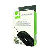 Q-CONNECT BLACK SCROLL WHEEL MOUSE KF04368 image