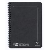 CLAIREFONTAINE EUROPA NOTEMAKERS NOTEBOOK A5 BLACK (PACK OF 10) 4852 image