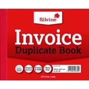 SILVINE DUPLICATE INVOICE BOOK 102X127MM (PACK OF 12) 616 image