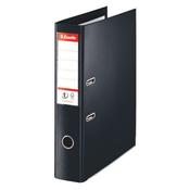 ESSELTE 75MM LEVER ARCH FILE POLYPROPYLENE FOOLSCAP BLACK (PACK OF 10 FILES) 48087 image