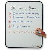 BIC DOUBLE SIDED DRYWIPE WHITEBOARD PLASTIC SURFACE 440X540 CODE 1199024513