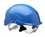 CENTURION SPECTRUM SAFETY HELMET BLUE C / W INTEGRATED EYE PROTECTION BLUE  (PACK OF 1) image
