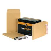 NEW GUARDIAN C4 ENVELOPES GUSSET 130GSM MANILLA (PACK OF 100) E27266 image