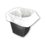 2WORK SQUARE BIN LINERS 30 LITRE WHITE (PACK OF 1000) KF73380 image
