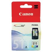 CANON CL-511 CMY COLOUR INK CARTRIDGE 2972B001 image