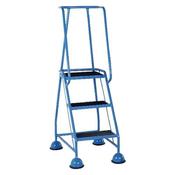LIGHT BLUE 3 TREAD STEP LADDER (LOAD CAPACITY: 125KG) 385134 image