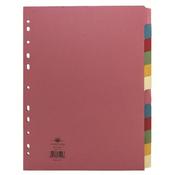 CONCORD DIVIDER 12-PART A4 160GSM MULTICOLOURED 71499/J14