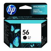 HP 56 BLACK INKJET CARTRIDGE (STANDARD YIELD, 450 PAGE CAPACITY) C6656AE image