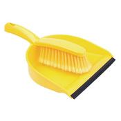 DUSTPAN AND BRUSH SET YELLOW 102940YL image
