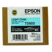 EPSON T5805 LIGHT CYAN INKJET CARTRIDGE C13T580500 / T5805 image