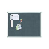 Q-CONNECT ALUMINIUM FRAME FELT NOTICEBOARD 900X600MM GREY 9700025 image