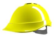 MSA V-GARD 200 VENTED SAFETY HELMET HI VIS YELLOW  (PACK OF 1) image
