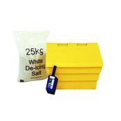 50 LITRE GRIT BIN AND 25KG SALT KIT 389115 image