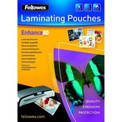 FELLOWES A4 ENHANCE LAMINATING POUCHES 160 MICRON (PACK OF 25) 53962 image