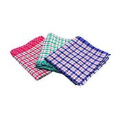 2WORK CHECK DESIGN TEA TOWELS 430X680MM (PACK OF 10 TOWELS) KRSRY0311 image
