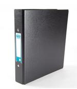 ELBA 25MM 2 O-RING BINDER A5 BLACK (PACK OF 10 BINDERS) 100082442 image
