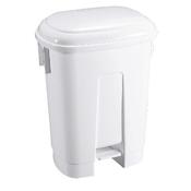 DERBY PLASTIC PEDAL BIN 60L WHITE 348011 image