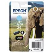 EPSON 24 LIGHT CYAN INKJET CARTRIDGE (360 PAGE CAPACITY) C13T24254012 image