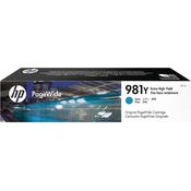 HP 981Y EXTRA HIGH YIELD PAGEWIDE INK CYAN CARTRIDGE L0R13A image