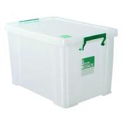 STORESTACK CLEAR 2.6 LITRE STORAGE BOX W240 X D130 X H140MM RB00816 image