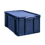 REALLY USEFUL 64L RECYCLED PLASTIC STORAGE BOX BLACK 64BLACK R image