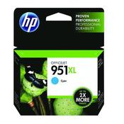 HP 951XL CYAN OFFICEJET INKJET CARTRIDGE (CAPACITY: 24ML) CN046AE image