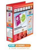 ELBA PANORAMA 50MM 4 D-RING PRESENTATION BINDER A4 RED (PACK OF 4) 400008432 image