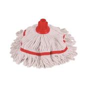 ROBERT SCOTT &amp; SONS HYGIEMIX T1 SOCKET COTTON &amp; SYNTHETIC COLOUR-CODED MOP 250G RED REF 103064RED (PACK OF 1) image